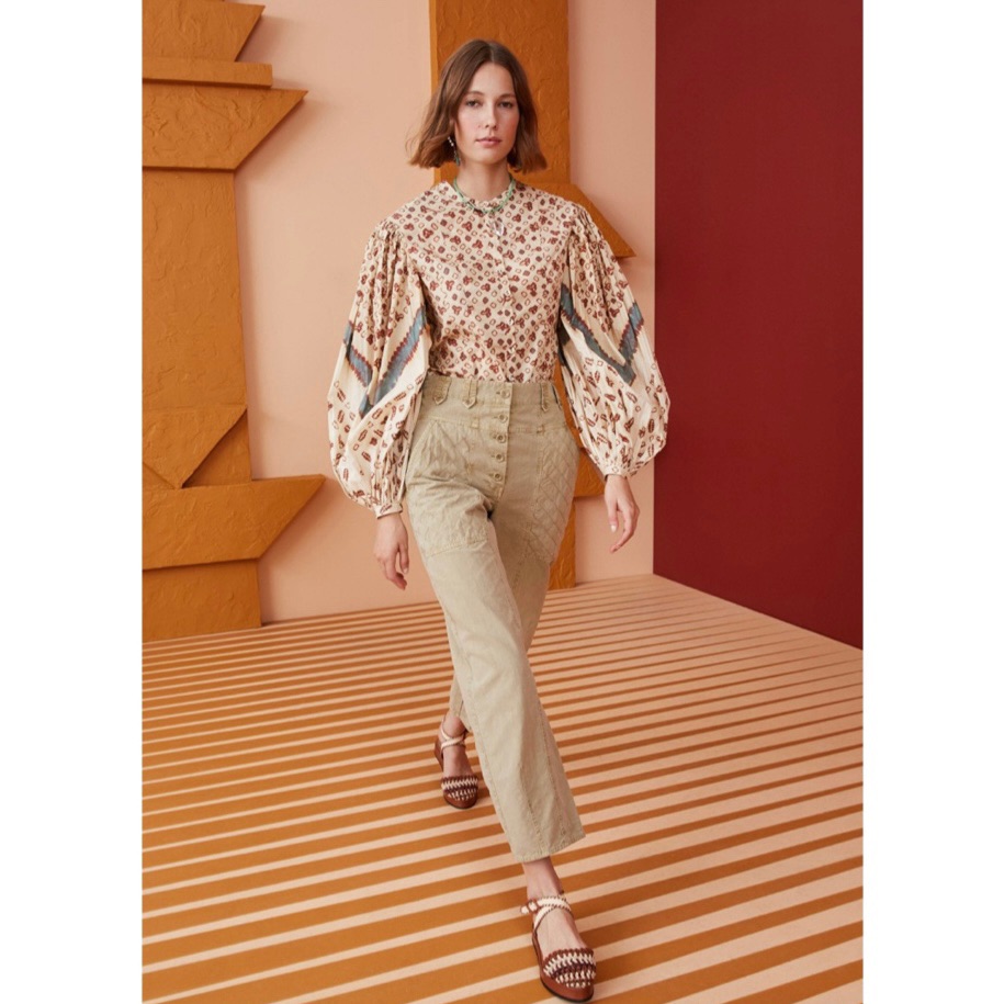 New Ulla Johnson Cambrie Pant Cedar